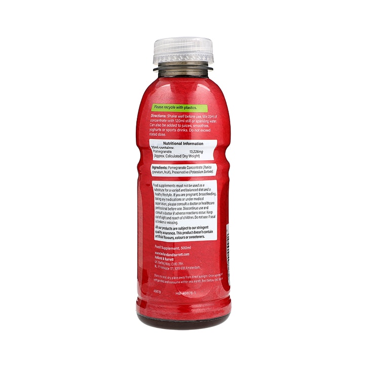 Holland & Barrett Concentrated Pomegranate Juice 500ml